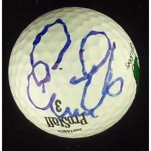   Signed Golf Ball JSA COA Auto PGA Big Easy   Autographed Golf Balls