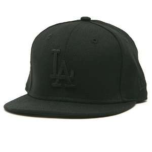 Los Angeles Dodgers New Era 59Fifty Black Fitted Hat Cap 