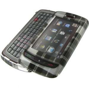   Phone Cover LG Xenon GR500 AT&T Black Plaid Protector Case Cell