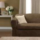 The Living Room Collection Suede 2 Piece Sofa Slipcover