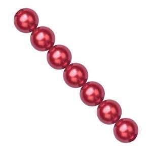  Pearl Elegance 8mm Round Beads 50/Pkg Cranberry Arts 