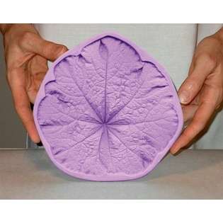 Chicago School of Mold Making Silicone Mold, Hollyhock Leaf 6.5 at 