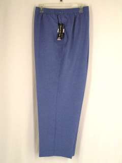 Briggs New York Blue Elastic Waist Pull On Pants Plus  
