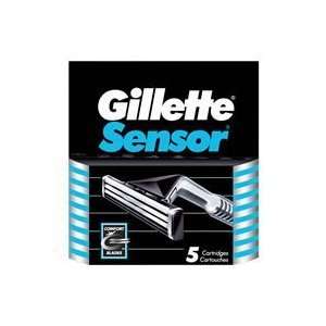  Gillette Sensor Blades For Men   5 Refils Health 
