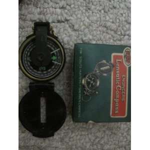  Vintage Engineers Lensatic Compass (Plastic Case 