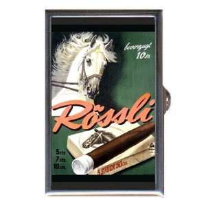  Retro Cigar Ad White Horse Coin, Mint or Pill Box Made in 