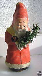 Antique German BELSNICKLE SANTA candy container  