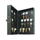 MMF Industries 28 Key Hook Style Steel Key Cabinet with Key Lock