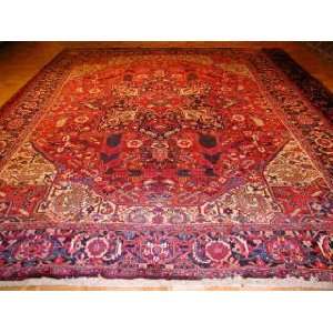  9x14 Hand Knotted Heriz Persian Rug   910x141