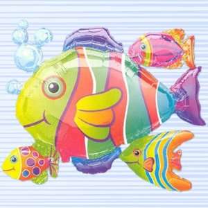    Tropical Fish Cluster   24 x 30 Shaped Balloon Toys & Games