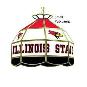 NCAA Illinois State Red Birds Stained Glass Pub Lamp  