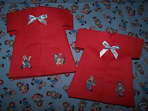 RAGGEDY ANN AND ANDY BABY GOWN BABY SHOWER NAPKINS  