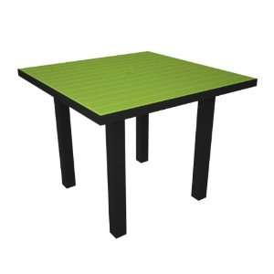   Table   Electric Lime Green with Black Frame Patio, Lawn & Garden