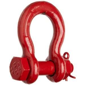 Crosby 1019506 Carbon Steel S 2130 Bolt Type Anchor Shackle, Self 