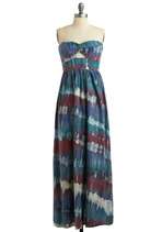   Maxi Boheme Dress  Mod Retro Vintage Printed Dresses  ModCloth