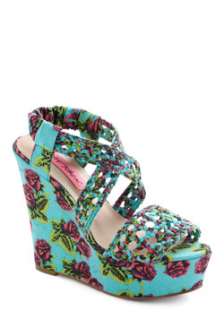 Betsey Johnson All Braid Up Wedge