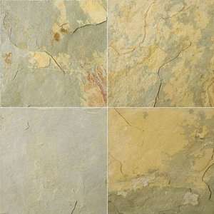  Emser Tile Slate & Quartzite 12 x 12 Aragon Gold Ceramic Tile 