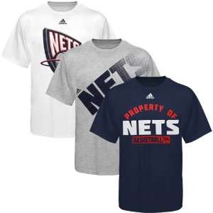 New Jersey Nets Triple Threat T Shirt Combo Pack  Sports 