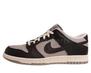 Nike Dunk Low Mideum Grey Black New 2012 Mens Classic Casual Shoes 