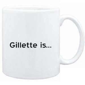 Mug White  Gillette IS  Usa Cities 