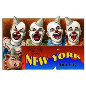  Greetings from New York, Clowns Poster