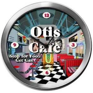  OTIS 14 Inch Cafe Metal Clock Quartz Movement Kitchen 