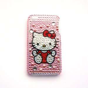  Hello Kitty dress red Rhinestone Bling Crystal back cover 