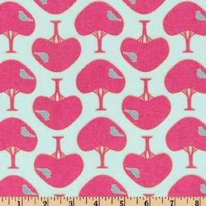  44 Wide Timber Partridge Fuchsia/Blue Fabric By The Yard 