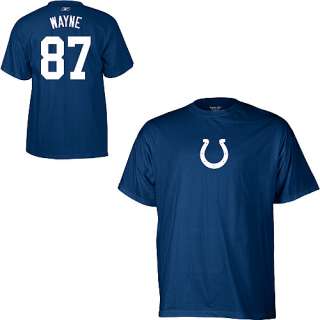 Reebok Indianapolis Colts Reggie Wayne Name & Number T Shirt    