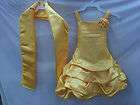 new girl beauty YELLOW pageant graduation birthday party dress 2 4 6 8 