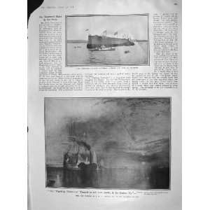  1907 SHIP TEMERAIRE SHIP DEVONPORT NAPOLEON EUGENIE