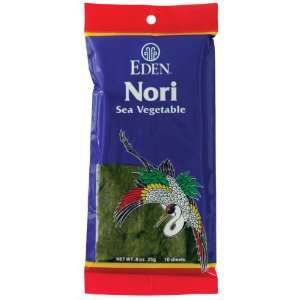  Eden Foods Nori Sea Vegetable    10 Sheets Health 