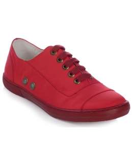 Gram Red Satin Plimsoles   Wok Store   farfetch 