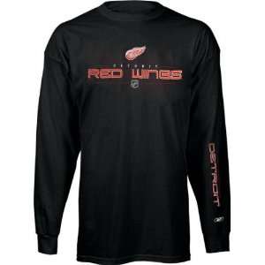 Detroit Red Wings Futuristic Long Sleeve T Shirt  Sports 