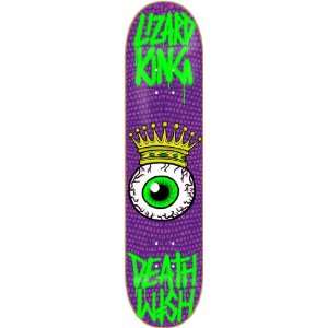  Deathwish Liz King Crowned Eye Skateboard Deck   8.12 