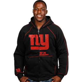 Pro Line New York Giants Metallic Hooded Sweatshirt   