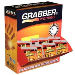  Grabber 6+ Hour Adhesive Toe Warmers 120ct Display Case 