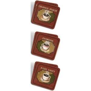 Sisson Imports 61010   Sisson Editions Tea Room Coasters   Set Of 6 