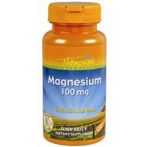  Thompson Minerals   Magnesium 100 mg 120 tablets Health 