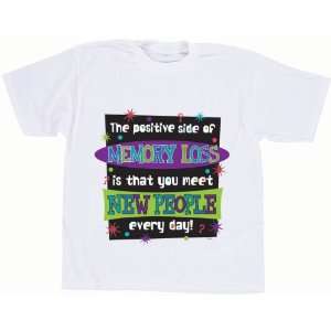  Over the Hill Memory Loss Adult T Shirt 