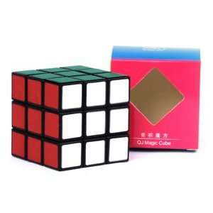  QJ 3x3 Puzzle Cube Black Toys & Games