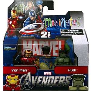   Series 45 Avengers Movie Mini Figure 2Pack Iron Man Hulk Toys & Games