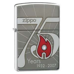 Zippo 75th Anniversary Limited Collectible, Armor High Polish Chrome 