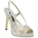 Womens Nina Evalora Ivory Satin Shoes 