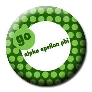  GO ALPHA EPSILON PHI Polka Dot 1.25 MAGNET ~ AEPhi 