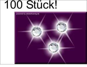 100 Kristall Acryl Glitzer Wandtattoo Steine crystall  