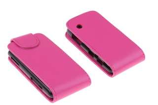 PINK Flip Leather Case/Cover/Pouch LG GS290 GS 290 New  