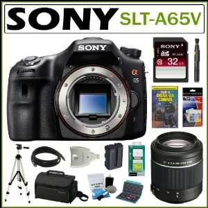   Body Only) + Sony 32GB SDHC + Sony 55 200 Lens + Sony Case + Sony