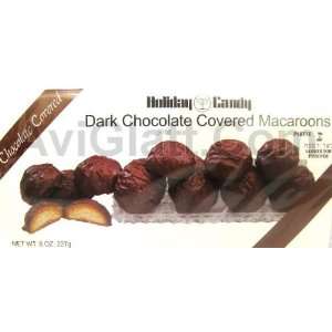 Holiday Candies Dark Chocolate Covered Macaroons 8 oz