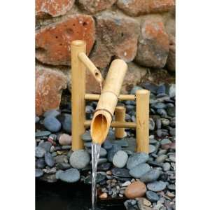  Bamboo Accents 12 in. Rocking Fountain Spout and Pump Kit 